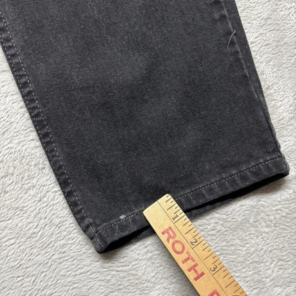 Vintage Levis 550 Jeans 33x30 (Fits 32x30) Black Denim Relaxed Fit Y2K Red Tab